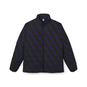 Opulent Argyle Puffer Jacket | The Classique Collection