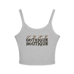 Luxe Gothique Boutique Cropped Tank Top