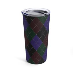 Opulent Argyle Tumbler Cup | The Classique Collection