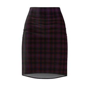 Inverted Exquisite Plaid Pencil Skirt | The Classique Collection