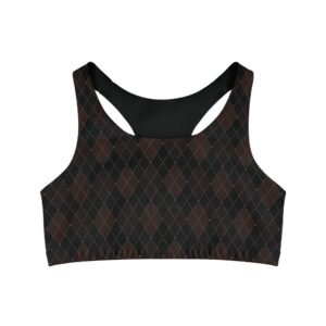 Deadwood Opulent Argyle Sports Bra | The Classique Collection