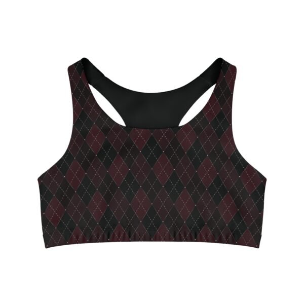 Blood Opulent Argyle Sports Bra | The Classique Collection