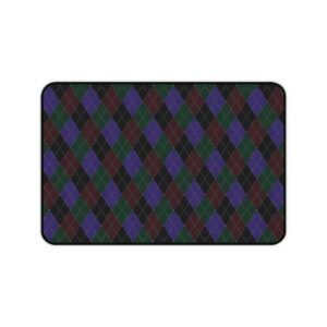 Opulent Argyle Desk Mat | The Classique Collection