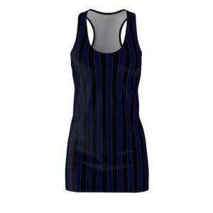 Ectoplasm Elegant Vertical Stripe Racerback Dress | The Classique Collection