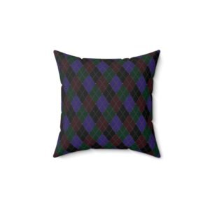 Opulent Argyle Throw Pillow | Classique Collection