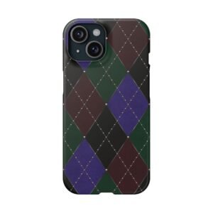 Opulent Argyle Slim Phone Case | The Classique Collection