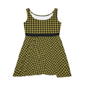 Sunflower Abyssal Gingham Skater Dress | The Classique Collection