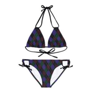 Opulent Argyle Bikini Set | The Classique Collection