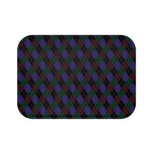 Opulent Argyle Bath Mat | The Classique Collection