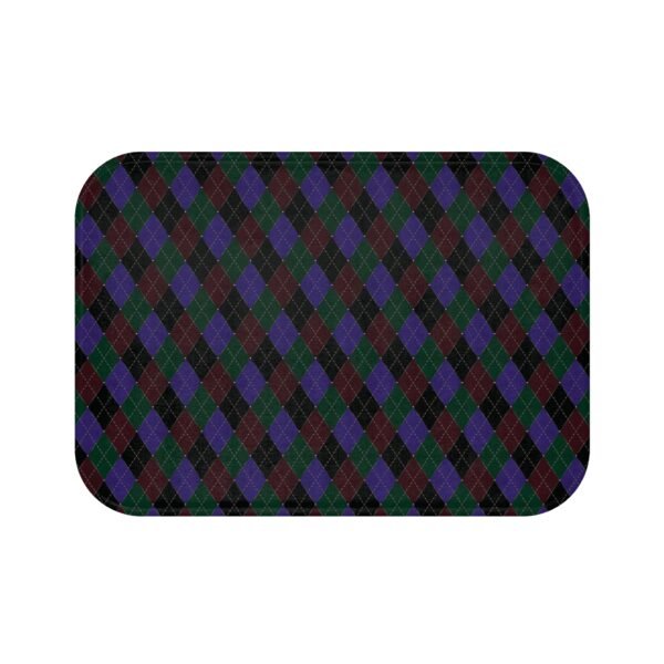 Opulent Argyle Bath Mat | The Classique Collection