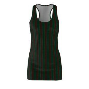 Bogwitch Elegant Vertical Stripe Racerback Dress | The Classique Collection