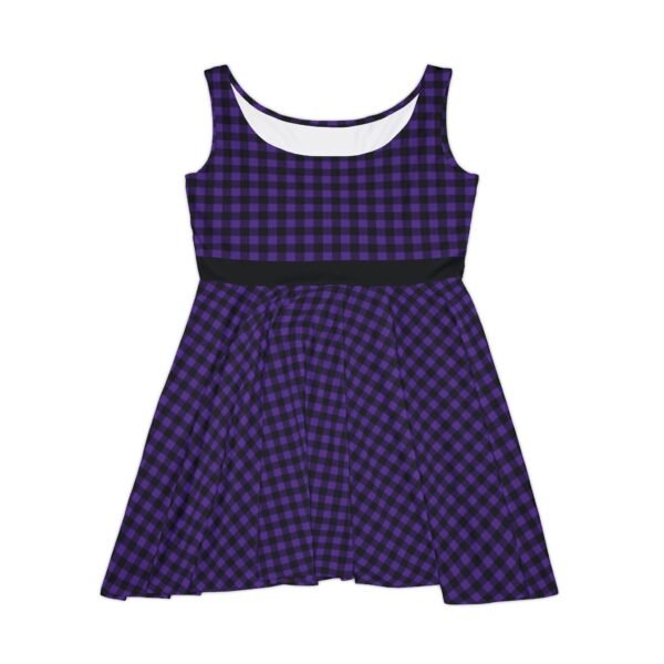 Amethyst Abyssal Gingham Skater Dress | The Classique Collection