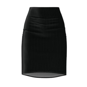 Moonstone Gossamer Pinstripe Pencil Skirt | The Classique Collection