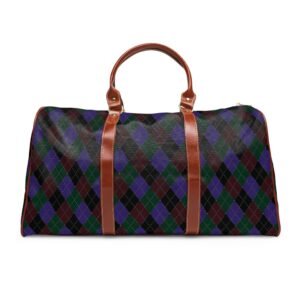 Opulent Argyle Travel Bag | The Classique Collection