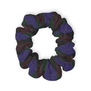 Opulent Argyle Scrunchie | The Classique Collection