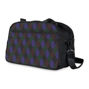 Opulent Argyle Fitness Bag | The Classique Collection