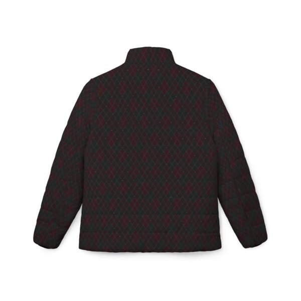 Blood Opulent Argyle Puffer Jacket | The Classique Collection - Image 2