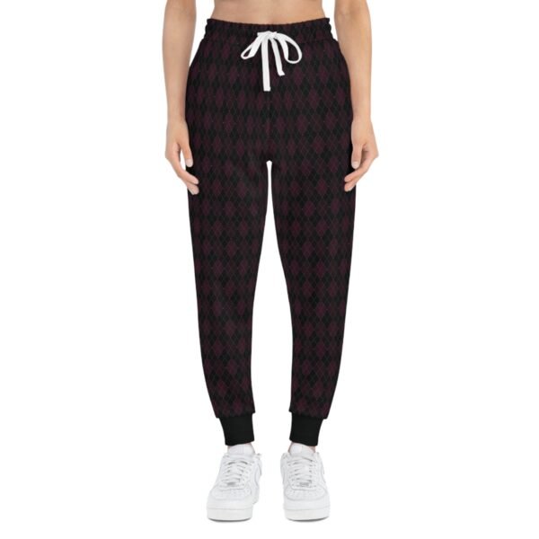 Plasma Opulent Argyle Athletic Joggers | The Classique Collection - Image 3