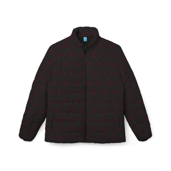 Blood Opulent Argyle Puffer Jacket | The Classique Collection