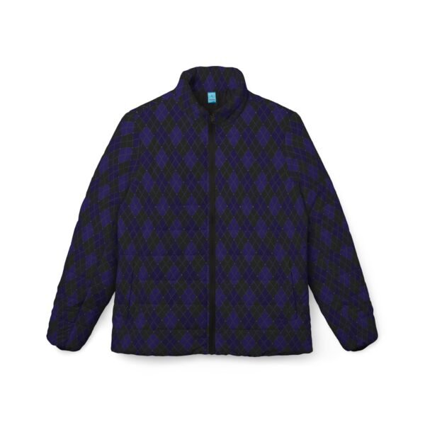 Blacklight Opulent Argyle Puffer Jacket | The Classique Collection