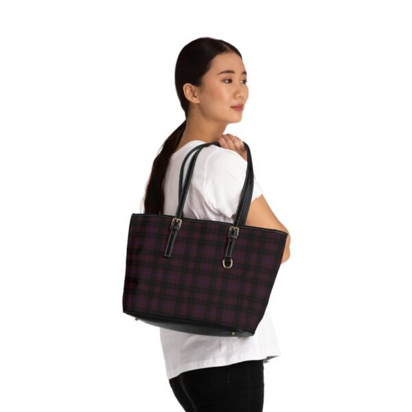 Inverted Exquisite Plaid Shoulder Purse | The Classique Collection - Image 3