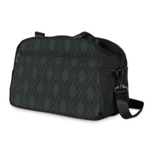 Absinthe Opulent Argyle Fitness Bag | The Classique Collection