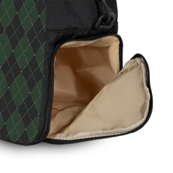 Guileful Opulent Argyle Fitness Bag | The Classique Collection - Image 2