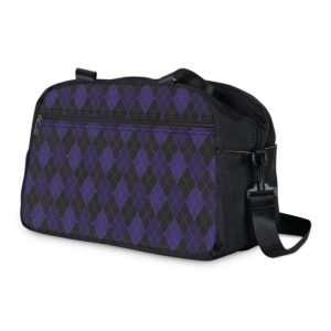 Blacklight Opulent Argyle Fitness Bag | The Classique Collection