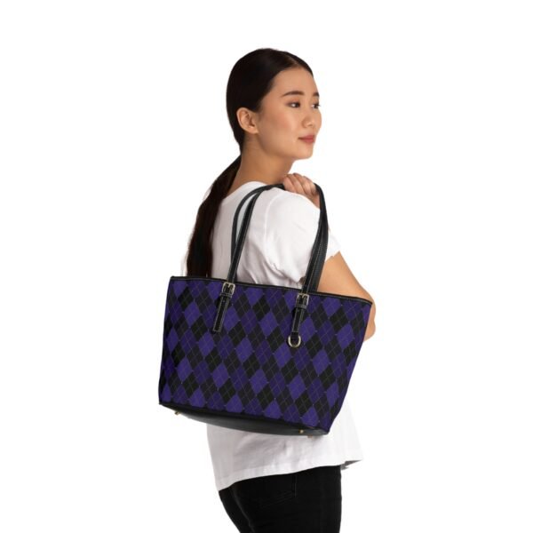 Blacklight Opulent Argyle Shoulder Purse | The Classique Collection - Image 3