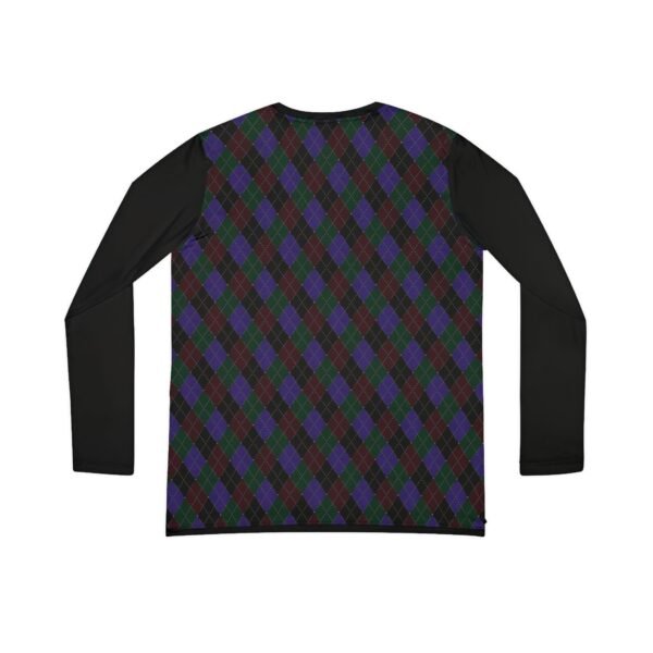 Opulent Argyle Long Sleeve V-Neck Shirt | The Classique Collection - Image 2