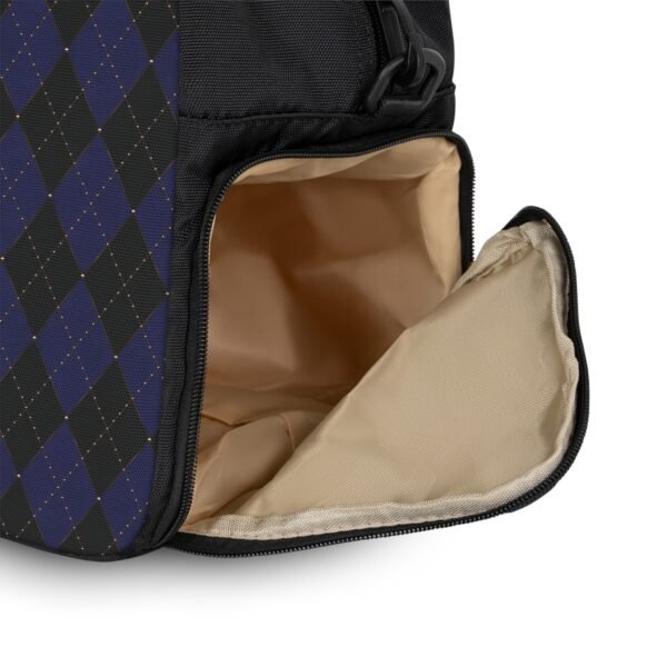 Insightful Opulent Argyle Fitness Bag | The Classique Collection - Image 2