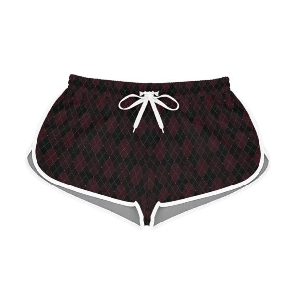 Blood Opulent Argyle Gym Shorts | The Classique Collection