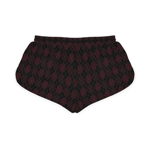 Blood Opulent Argyle Gym Shorts | The Classique Collection - Image 2