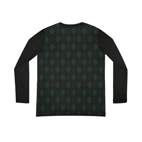 Absinthe Opulent Argyle Long Sleeve V-Neck Shirt | The Classique Collection - Image 2