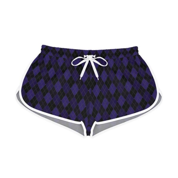 Blacklight Opulent Argyle Gym Shorts | The Classique Collection