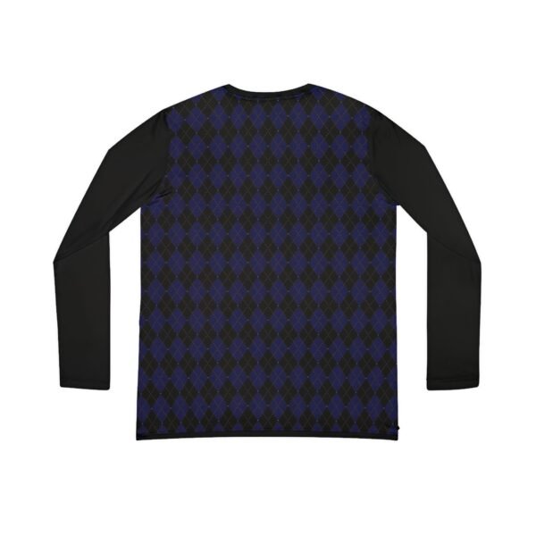 Insightful Opulent Argyle Long Sleeve V-Neck Shirt | The Classique Collection - Image 2