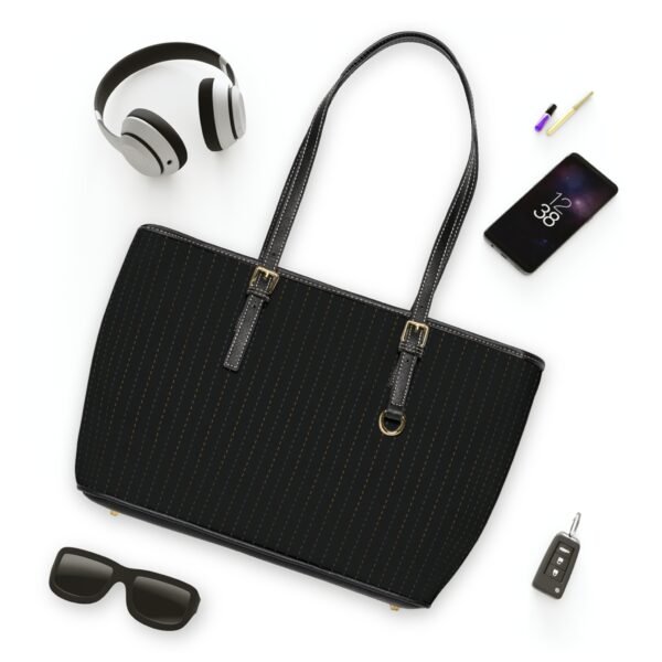 Gossamer Pinstripe Shoulder Purse | The Classique Collection - Image 2