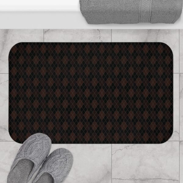 Deadwood Opulent Argyle Bath Mat | The Classique Collection - Image 6