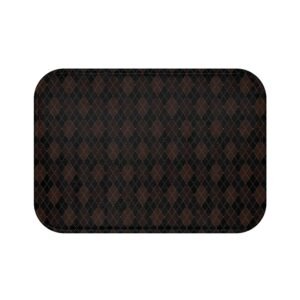 Deadwood Opulent Argyle Bath Mat | The Classique Collection