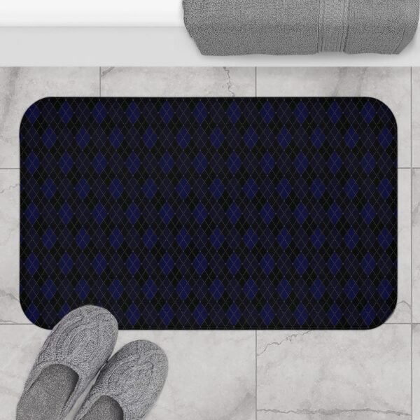 Ectoplasm Opulent Argyle Bath Mat | The Classique Collection - Image 6