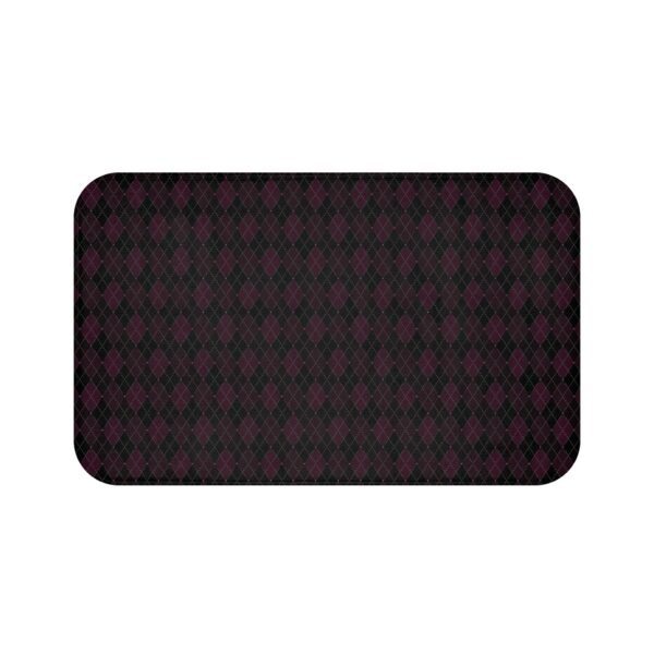 Plasma Opulent Argyle Bath Mat | The Classique Collection - Image 5