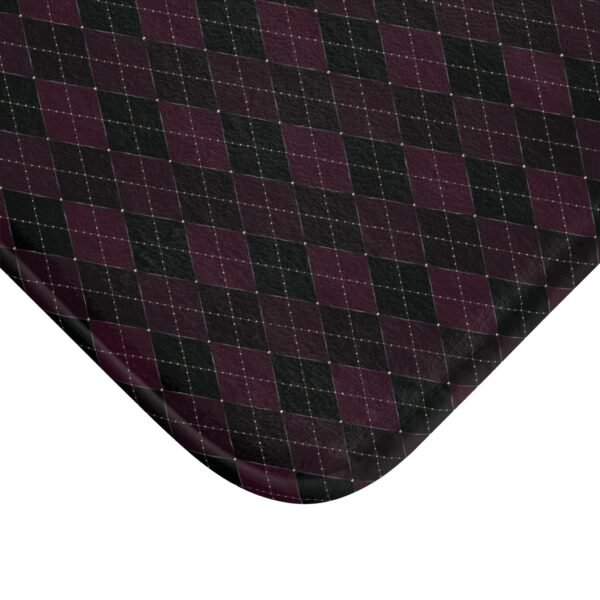 Plasma Opulent Argyle Bath Mat | The Classique Collection - Image 2