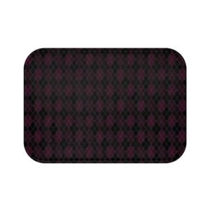 Plasma Opulent Argyle Bath Mat | The Classique Collection