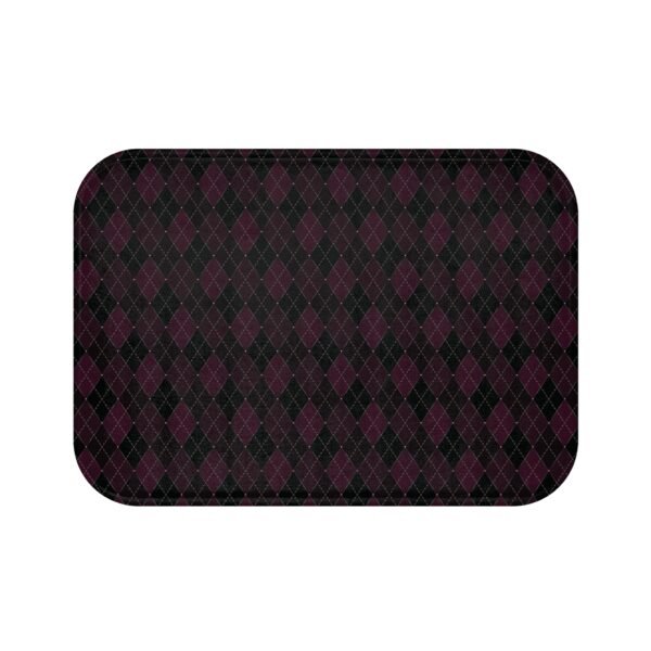 Plasma Opulent Argyle Bath Mat | The Classique Collection