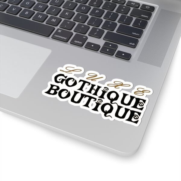 Luxe Gothique Boutique Vinyl Sticker - Image 4