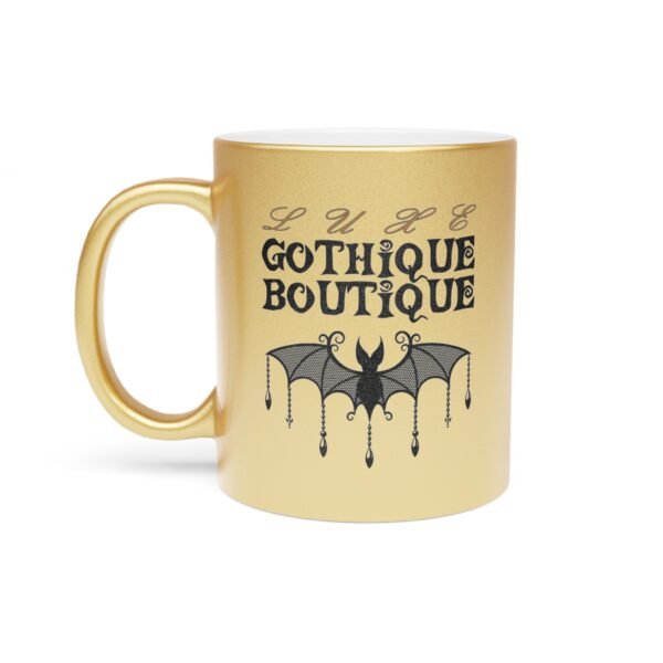 Luxe Gothique Boutique Metallic Ceramic Mug