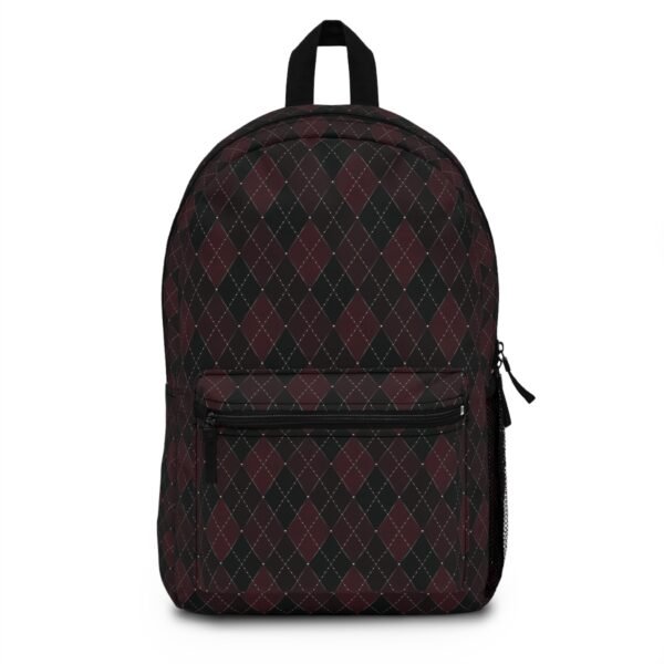 Blood Opulent Argyle Backpack | The Classique Collection