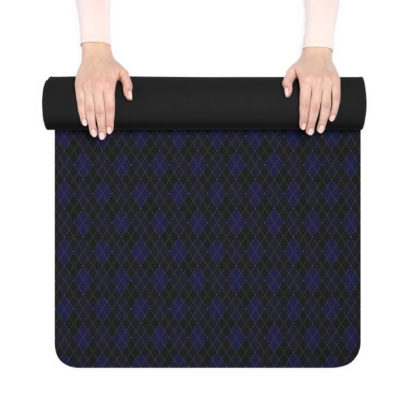 Ectoplasm Opulent Argyle Yoga Mat | The Classique Collection - Image 3