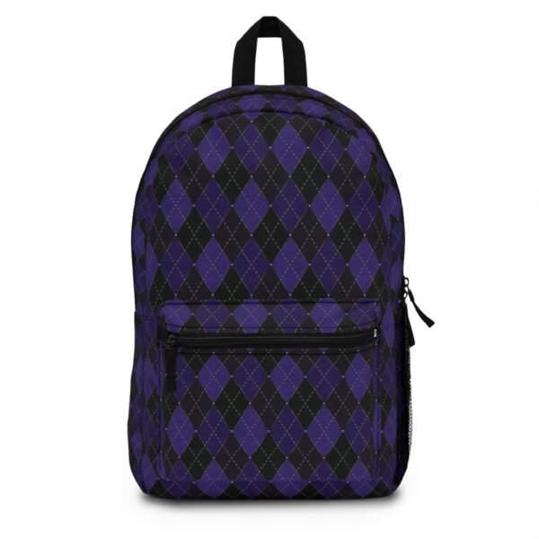 Blacklight Opulent Argyle Backpack | The Classique Collection