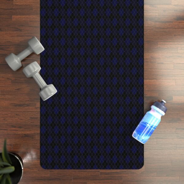 Ectoplasm Opulent Argyle Yoga Mat | The Classique Collection - Image 4